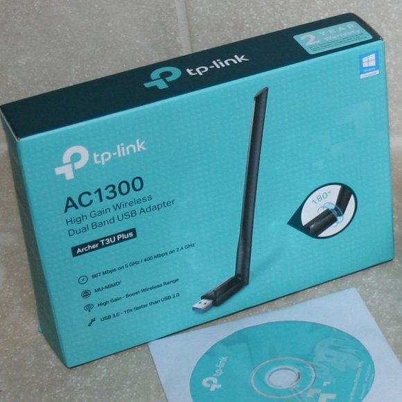 TP-Link AC1300 High Gain Wireless Dual Band USB Adapter - Picture 1 of 5